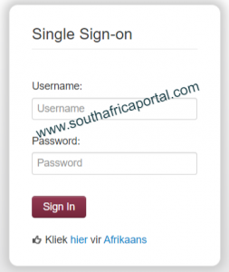 Stellenbosch University Single Sign-on Portal
