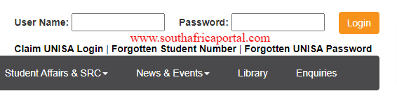 UNISA Student portal login
