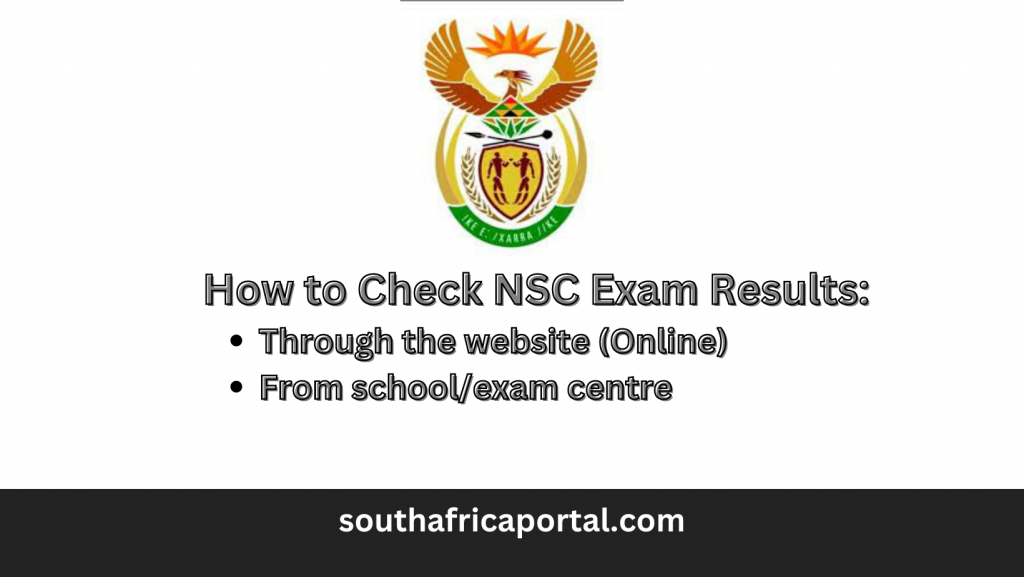 NSC Exam Results 2024 is Released Check Now!! South Africa Portal